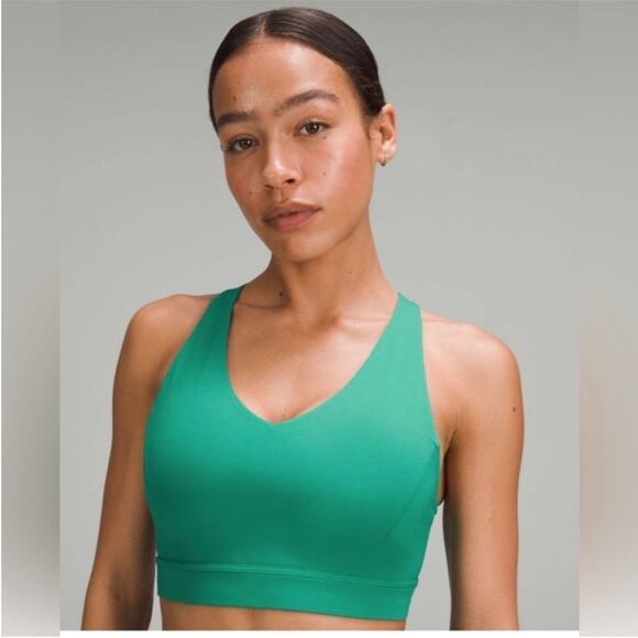 Lululemon Envital Bra *Medium Support B/C Cup green NEW 8 - Picture 1 of 10